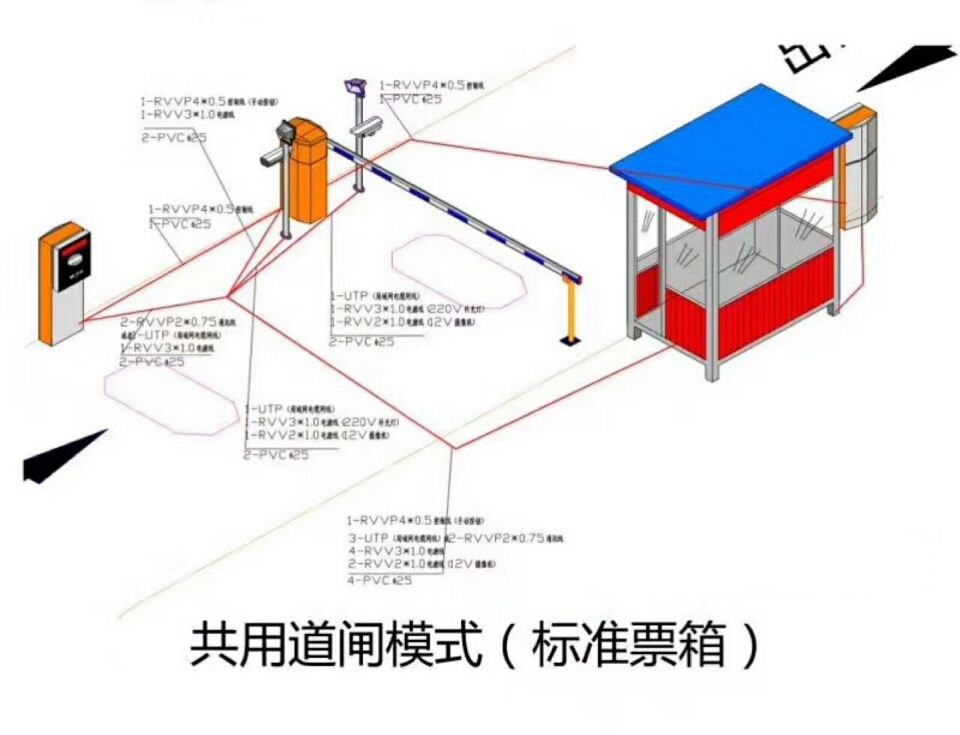 渭南大荔县单通道模式停车系统